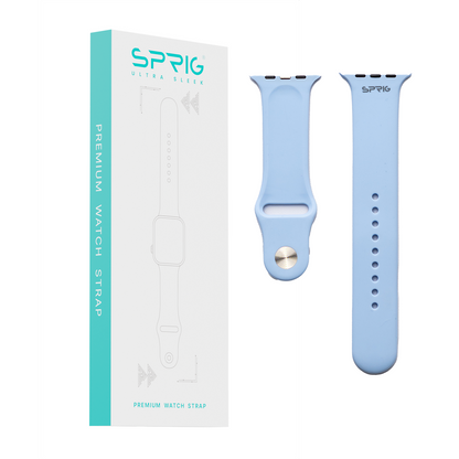 Soft Silicone Strap-Light Blue