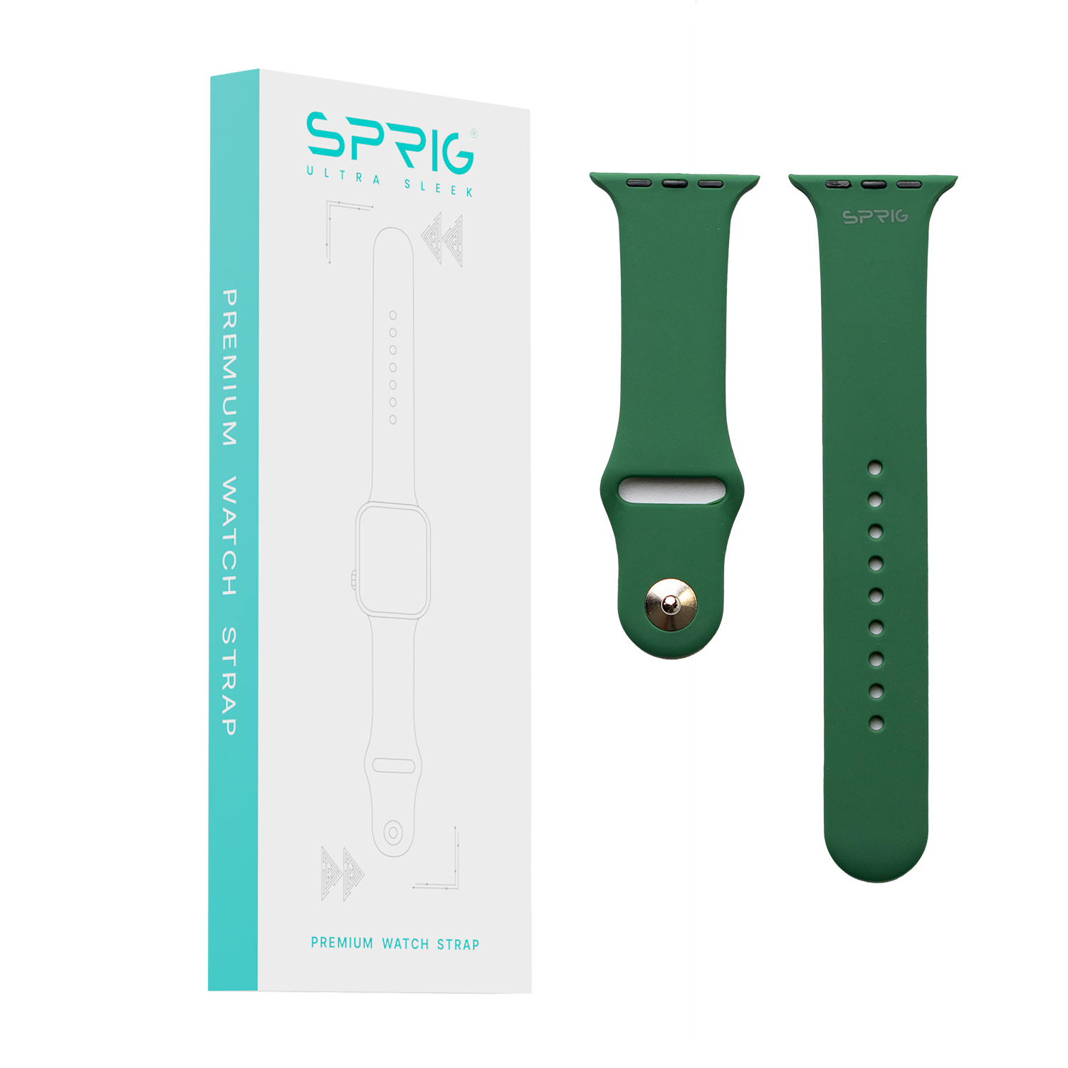 Soft Silicone Strap-Green