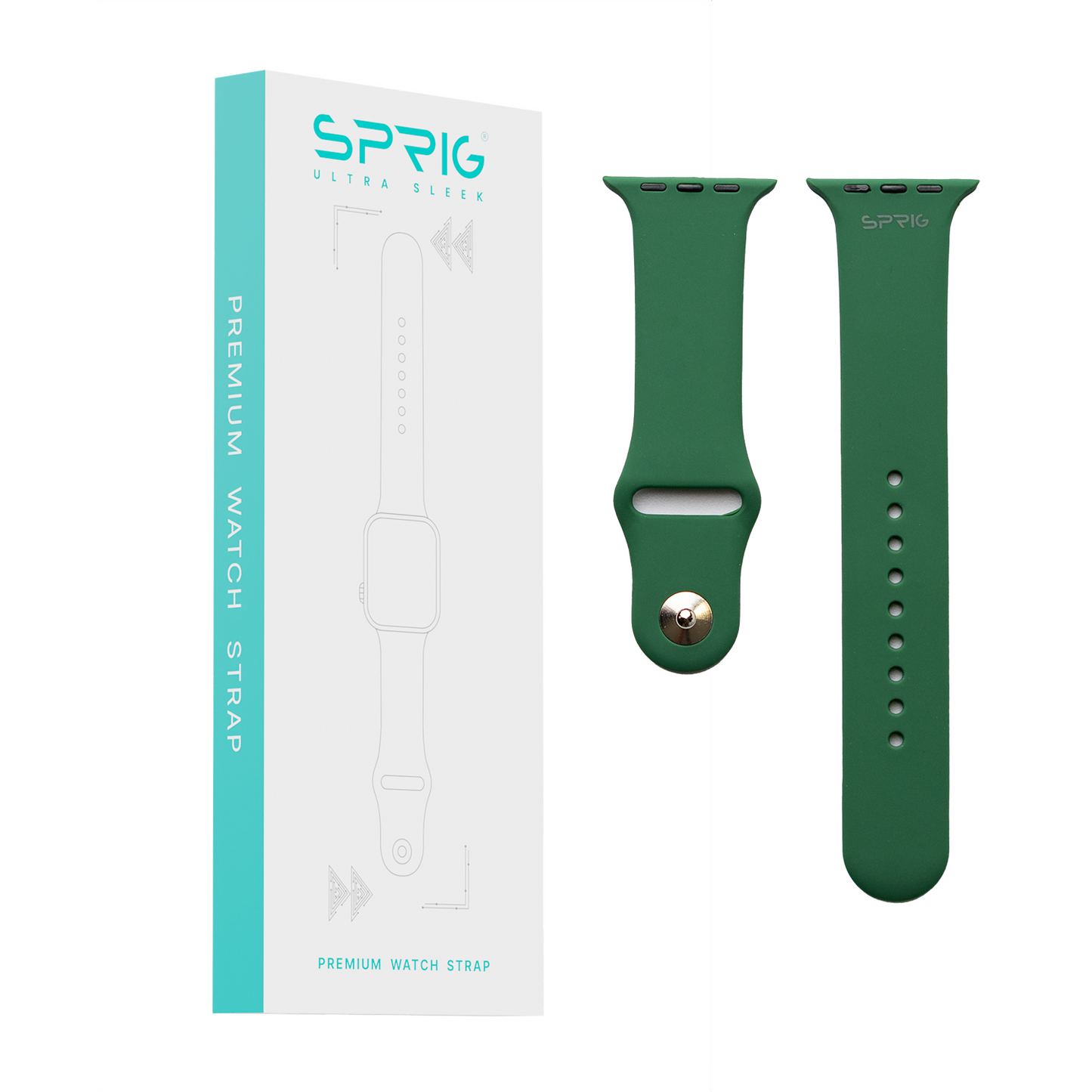 Soft Silicone Strap-Green