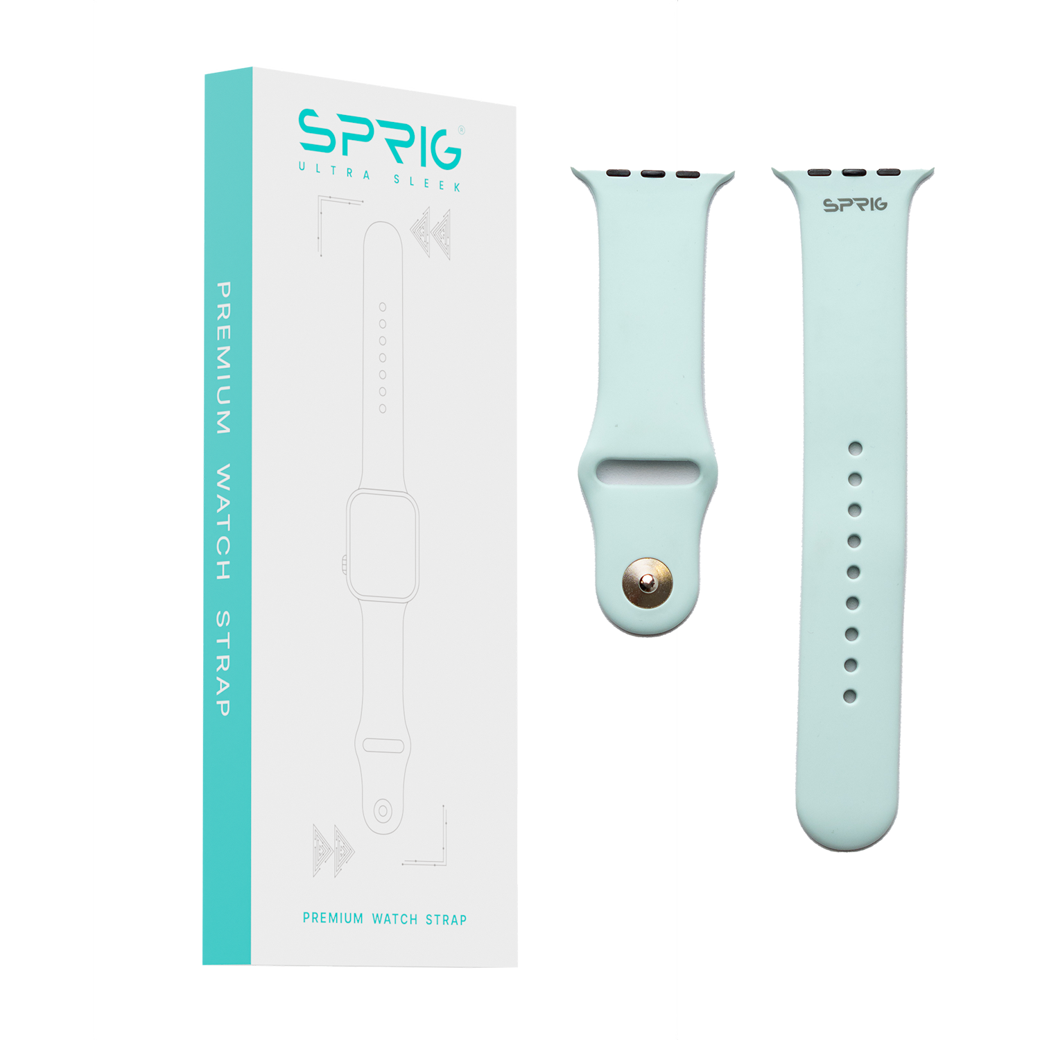 Soft Silicone Strap-Light Green