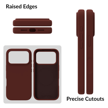 SilkMag (Liquid Silicone Magsafe)-Dark Brown