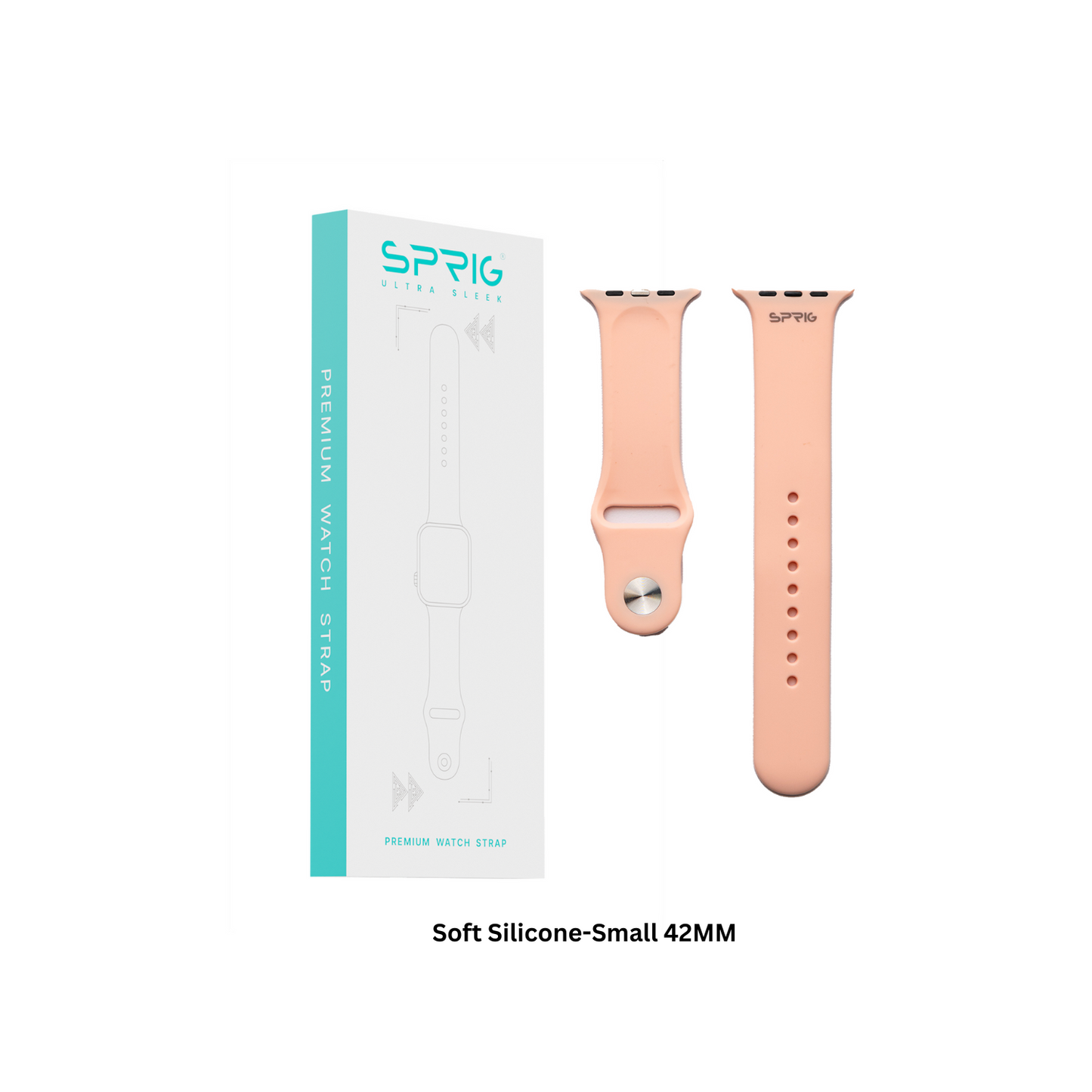 Soft Silicone-Pink Small 42MM