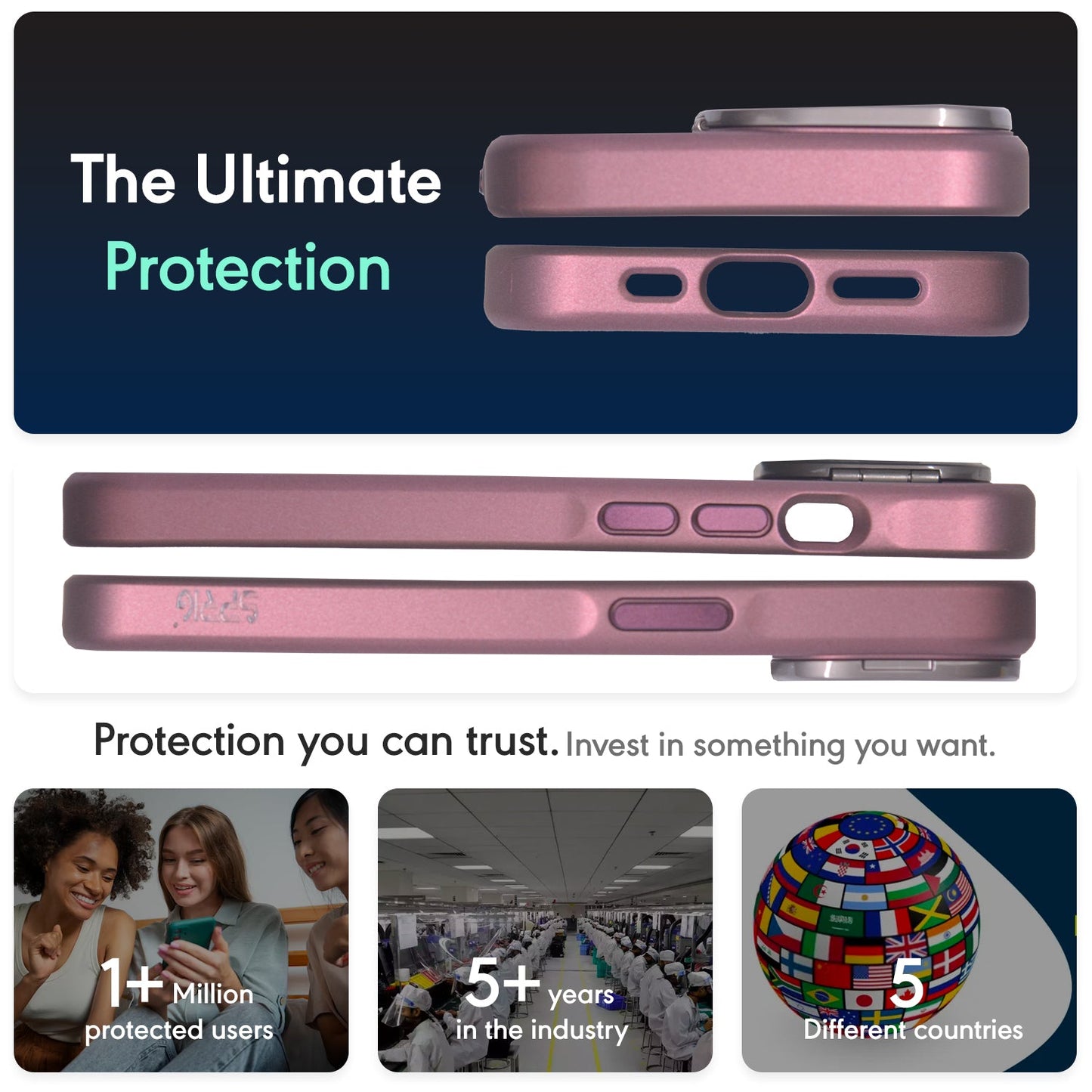 MistMag Camera Glass Stand-Cherry Red