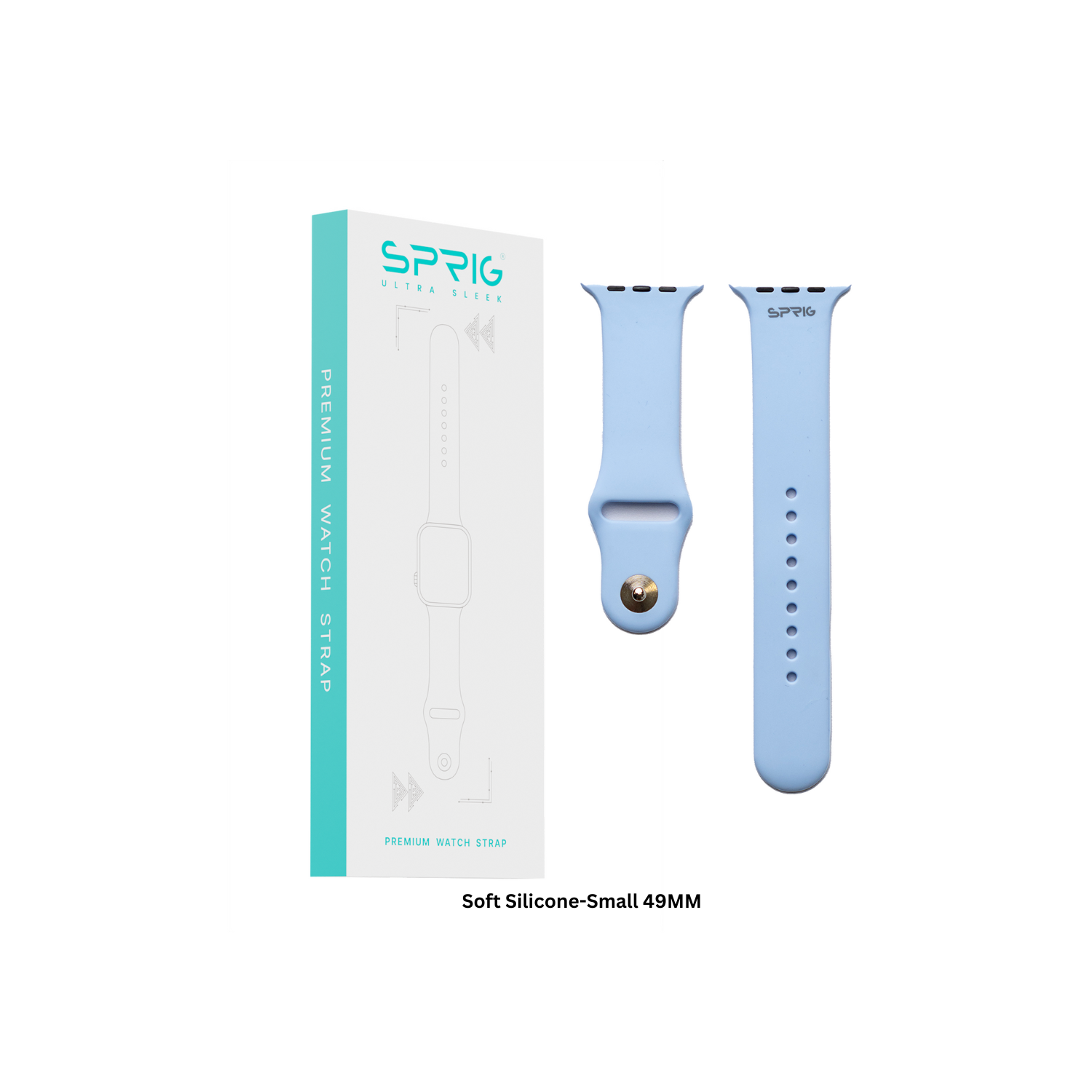 Soft Silicone-Light Blue Small 49MM