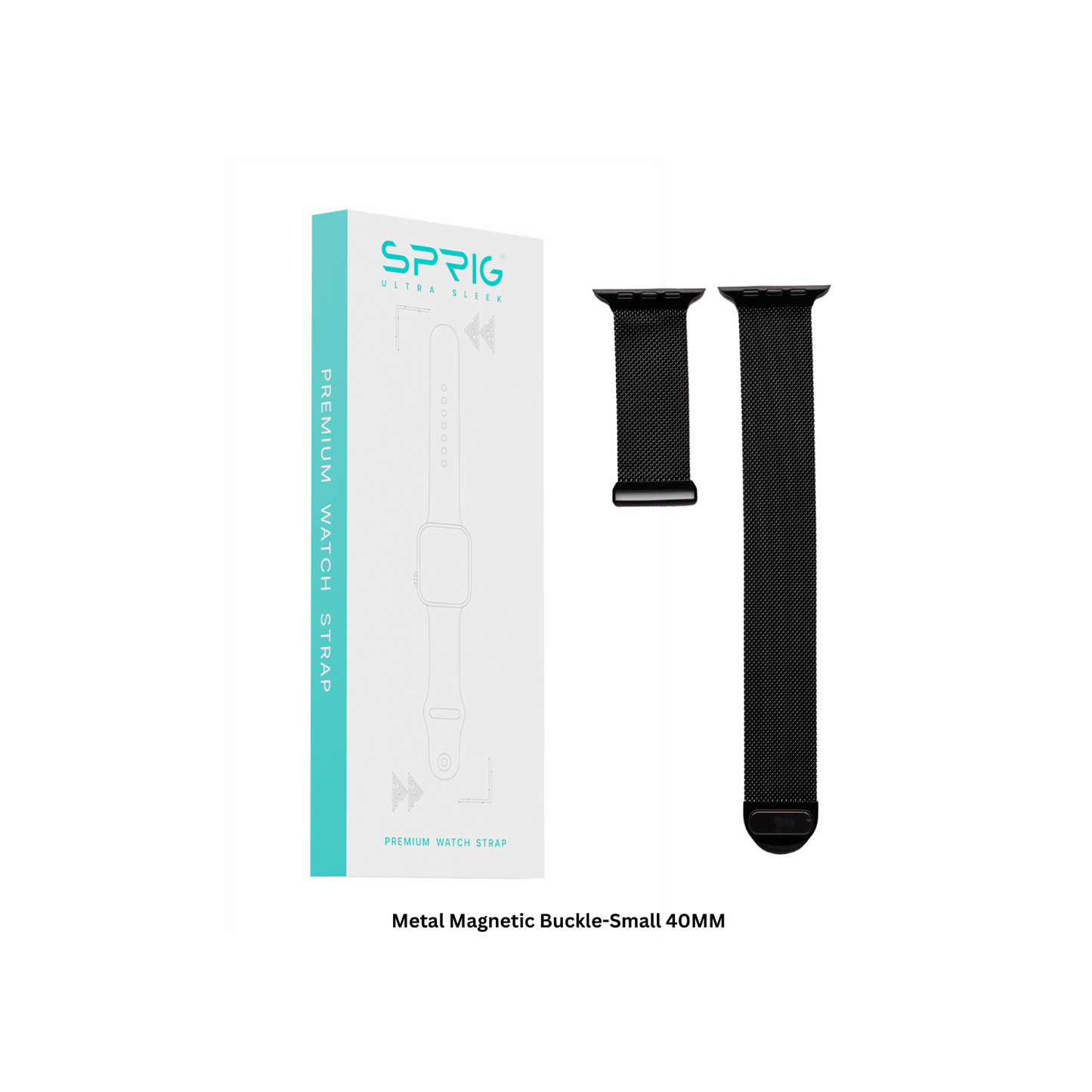 Metal Magnetic Buckle-Black Small 40MM