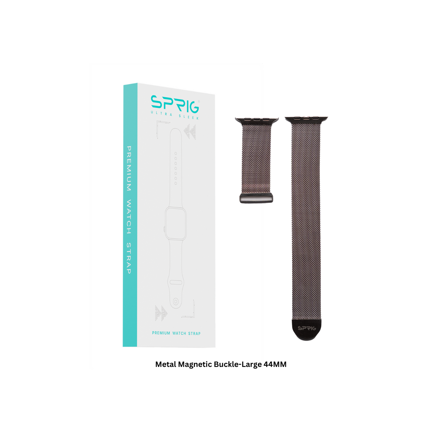 Metal Magnetic Buckle-Silver Large 44MM