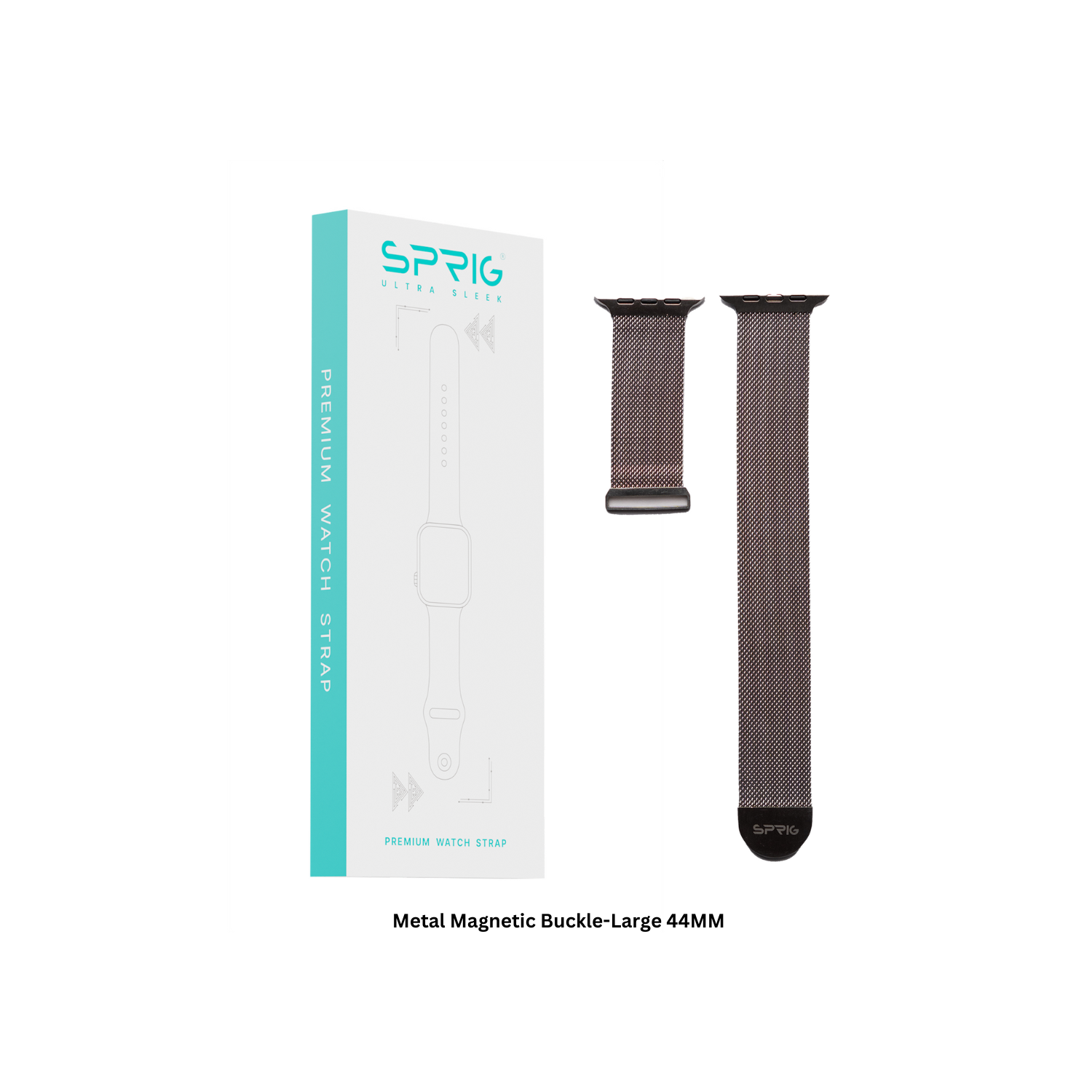 Metal Magnetic Buckle-Silver Large 44MM