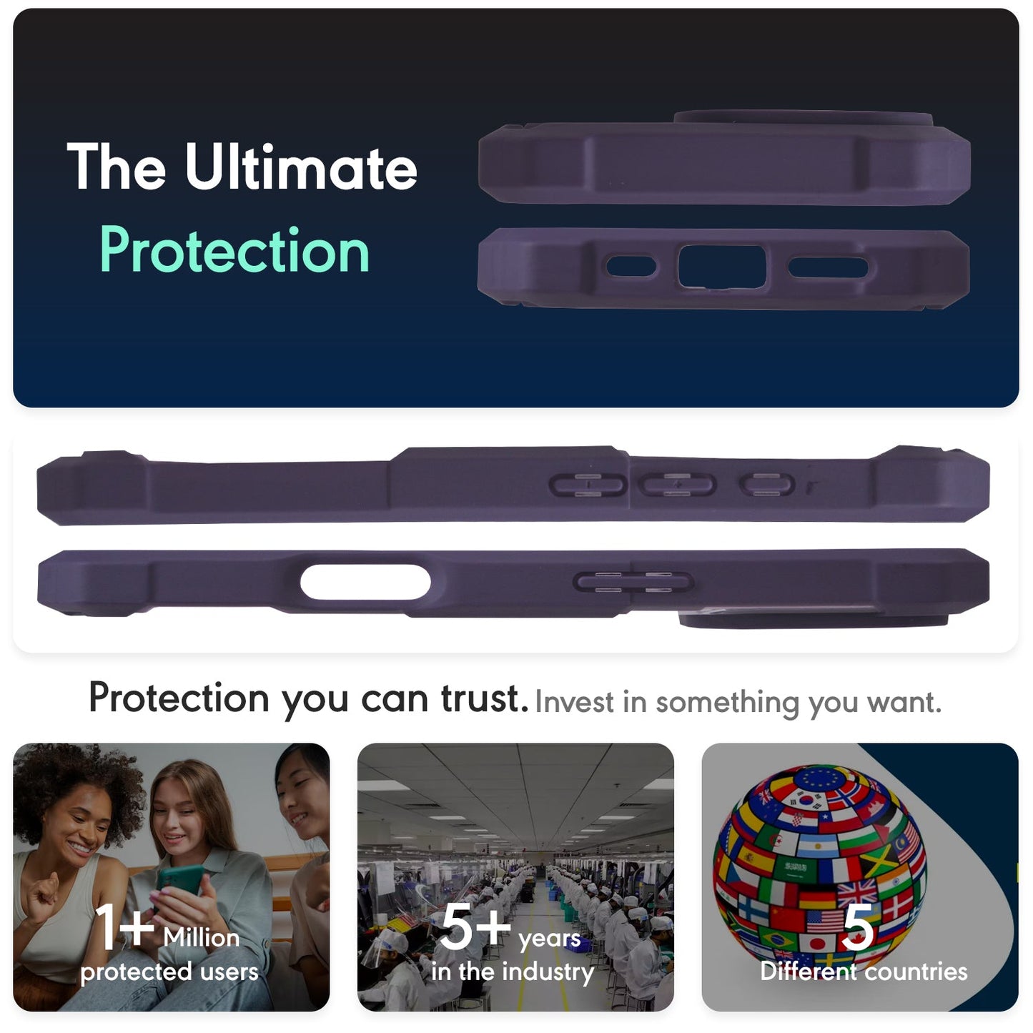 FortArmor Plain-Dark Purple