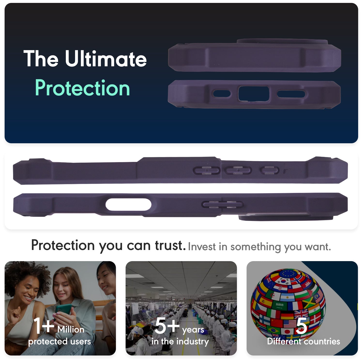 FortArmor Plain-Dark Purple