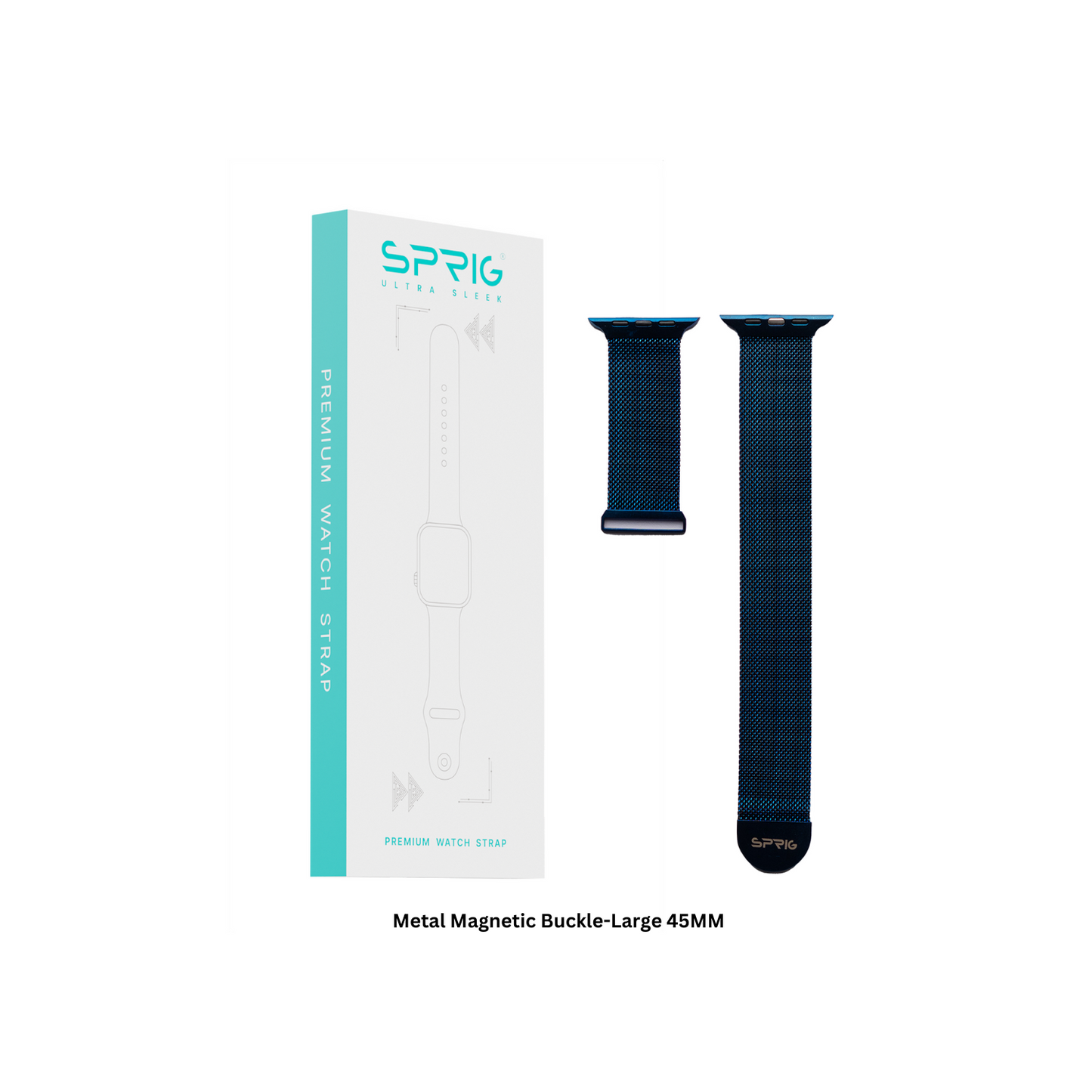 Metal Magnetic Buckle-Blue Large 45MM