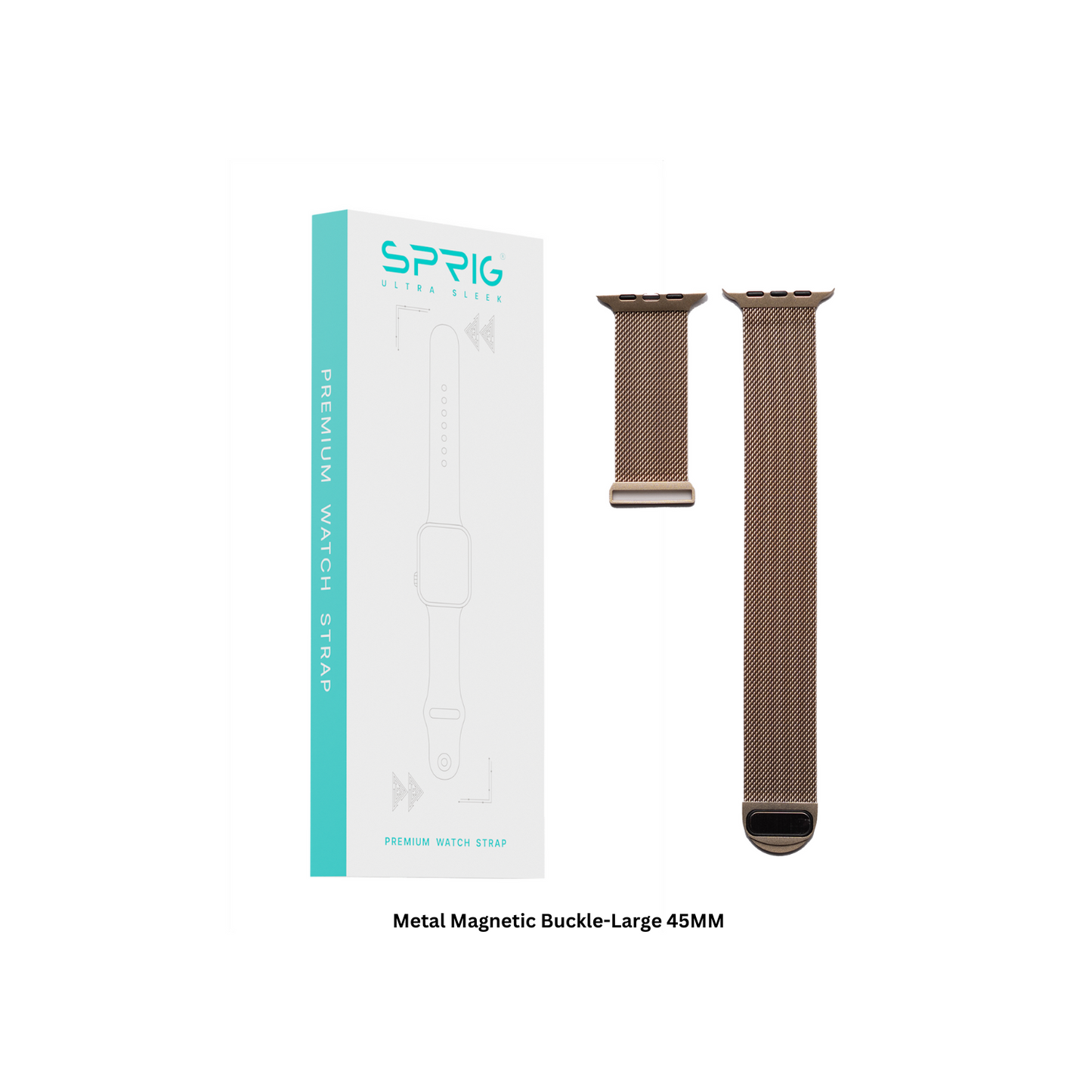 Metal Magnetic Buckle-Golden Large 45MM