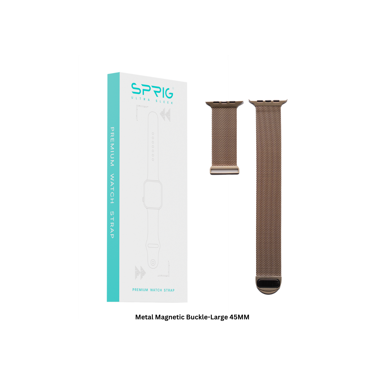 Metal Magnetic Buckle-Golden Large 45MM