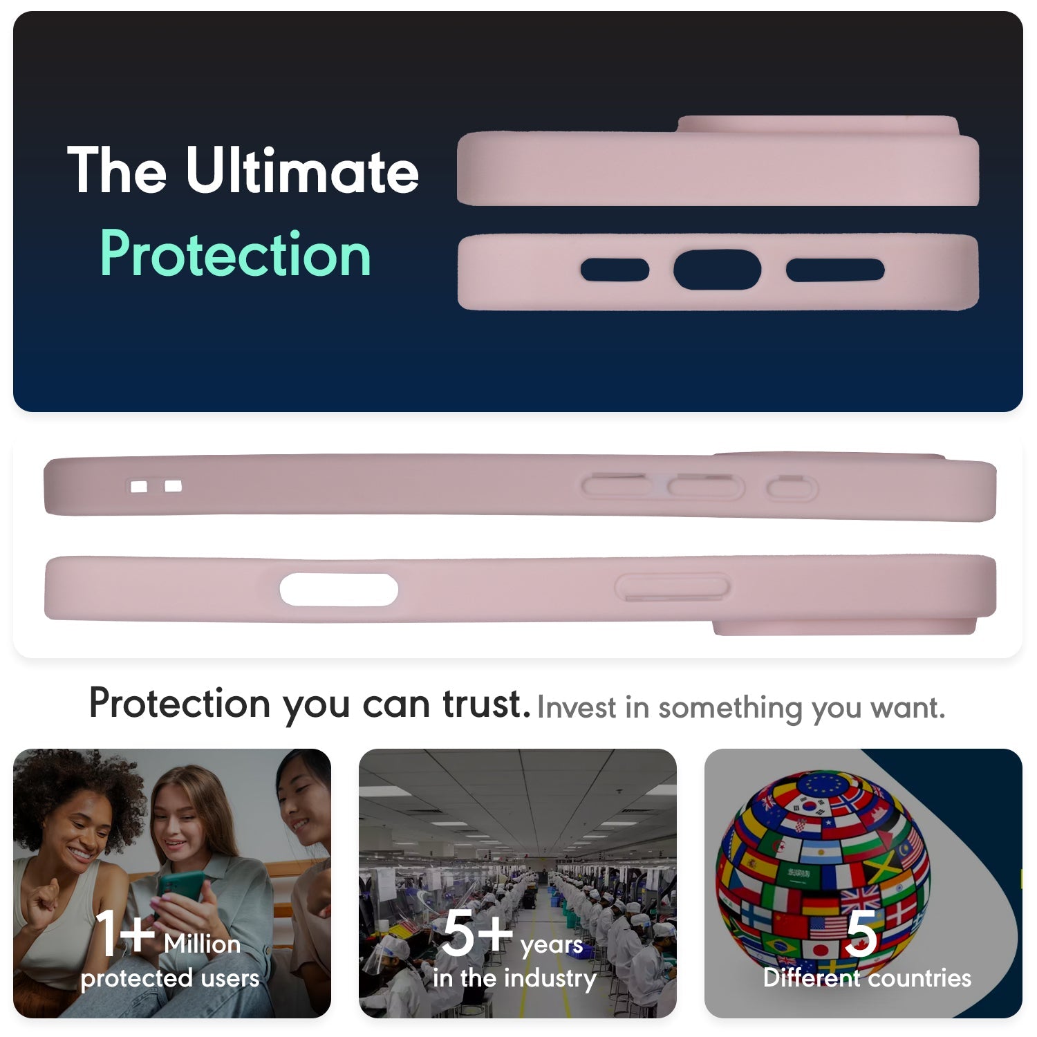 FusionMag-Pink Transparent Magsafe