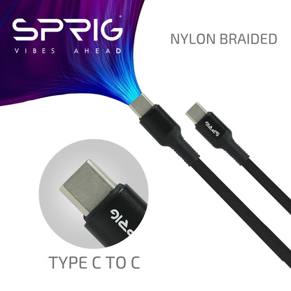 Type-C to C Cable (80W)-Black-80W