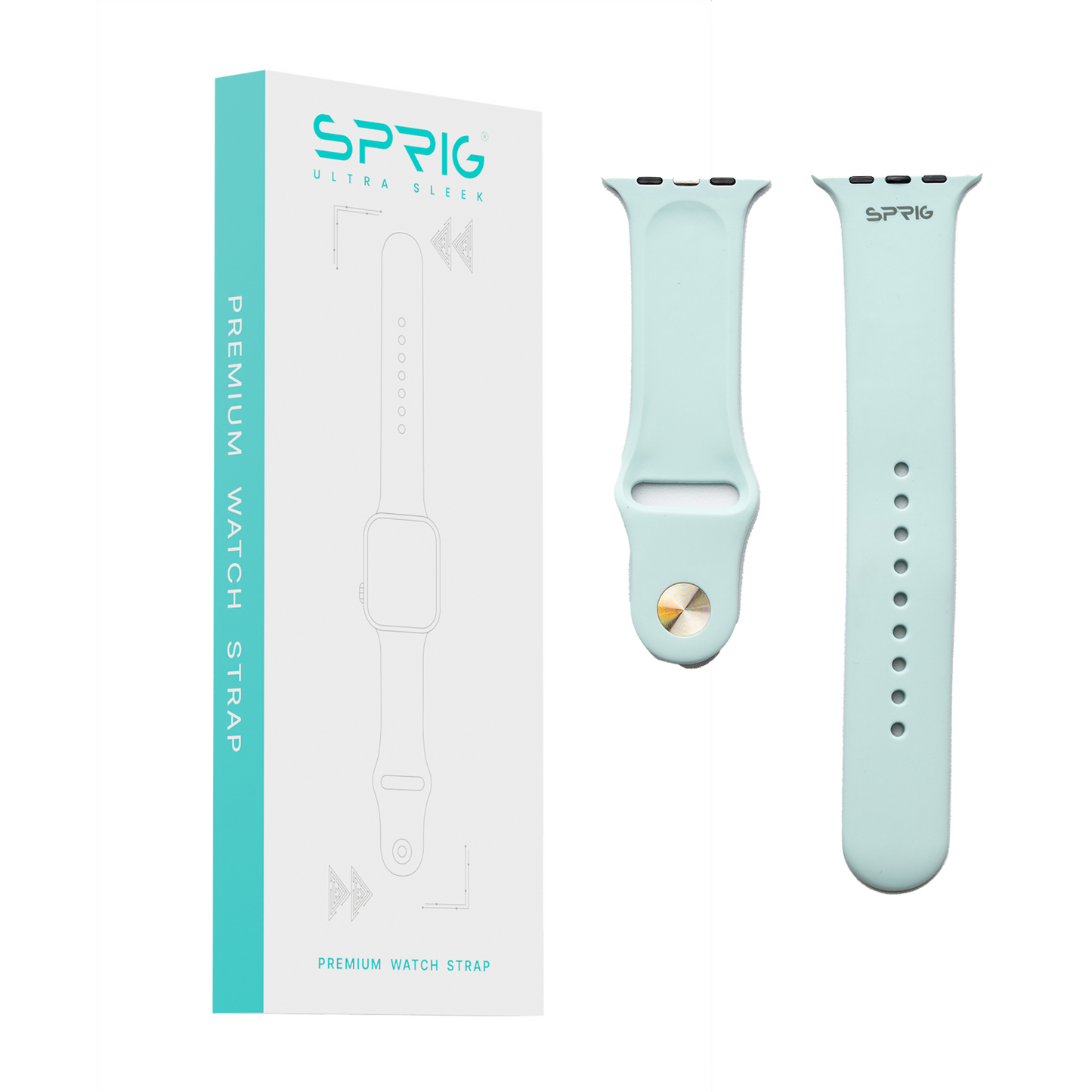 Soft Silicone Strap-Light Green