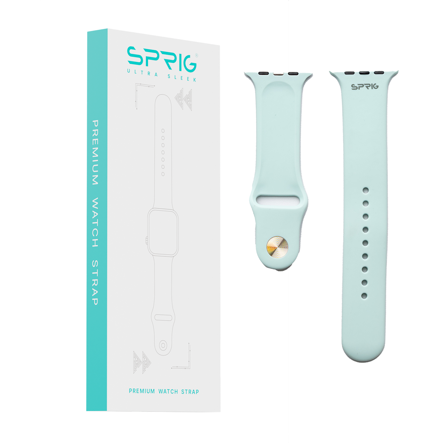 Soft Silicone Strap-Light Green