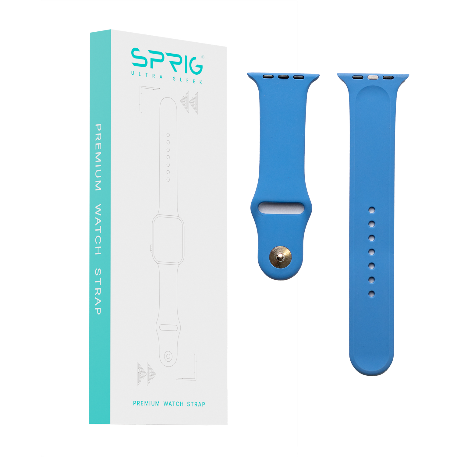 Soft Silicone Strap-Blue