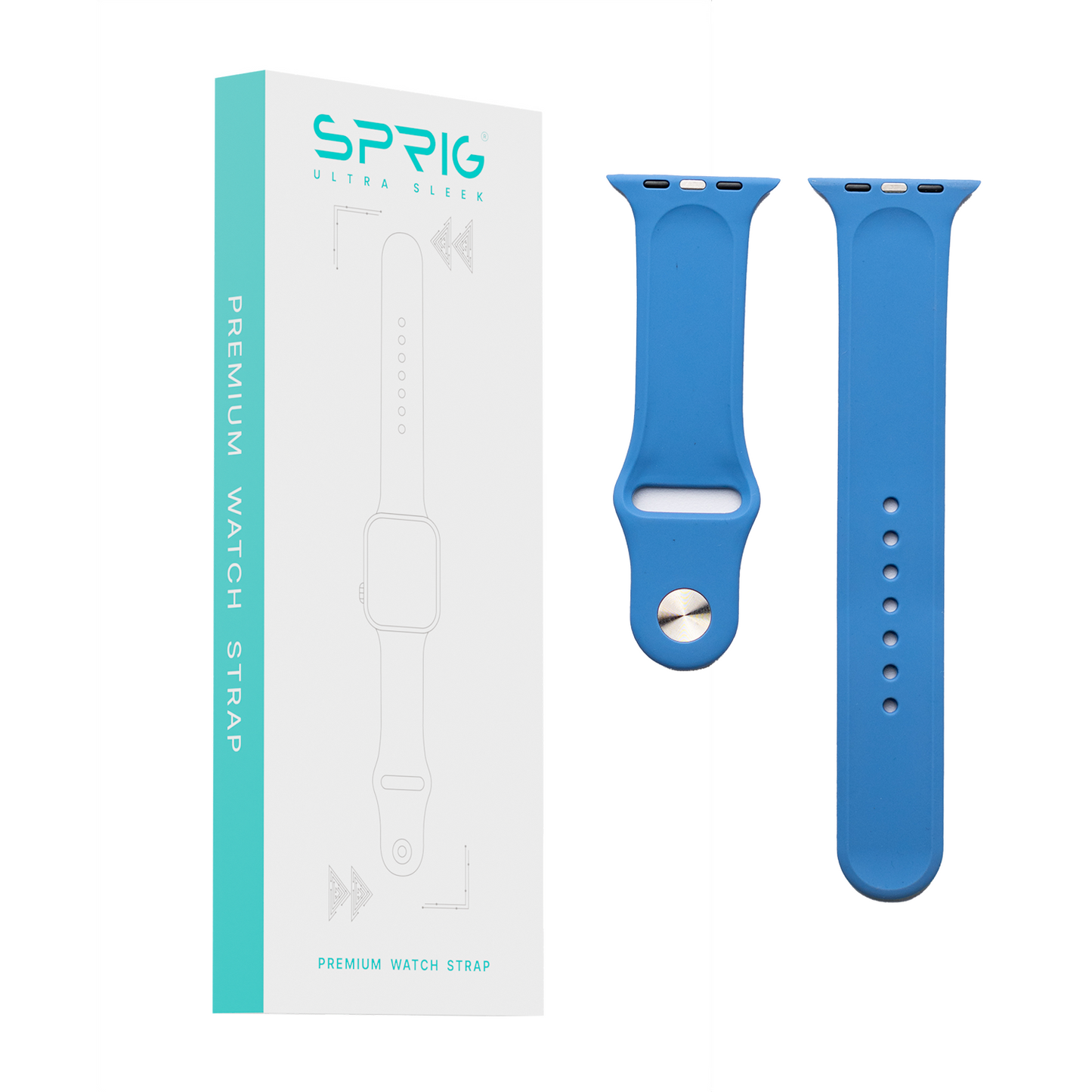 Soft Silicone Strap-Blue