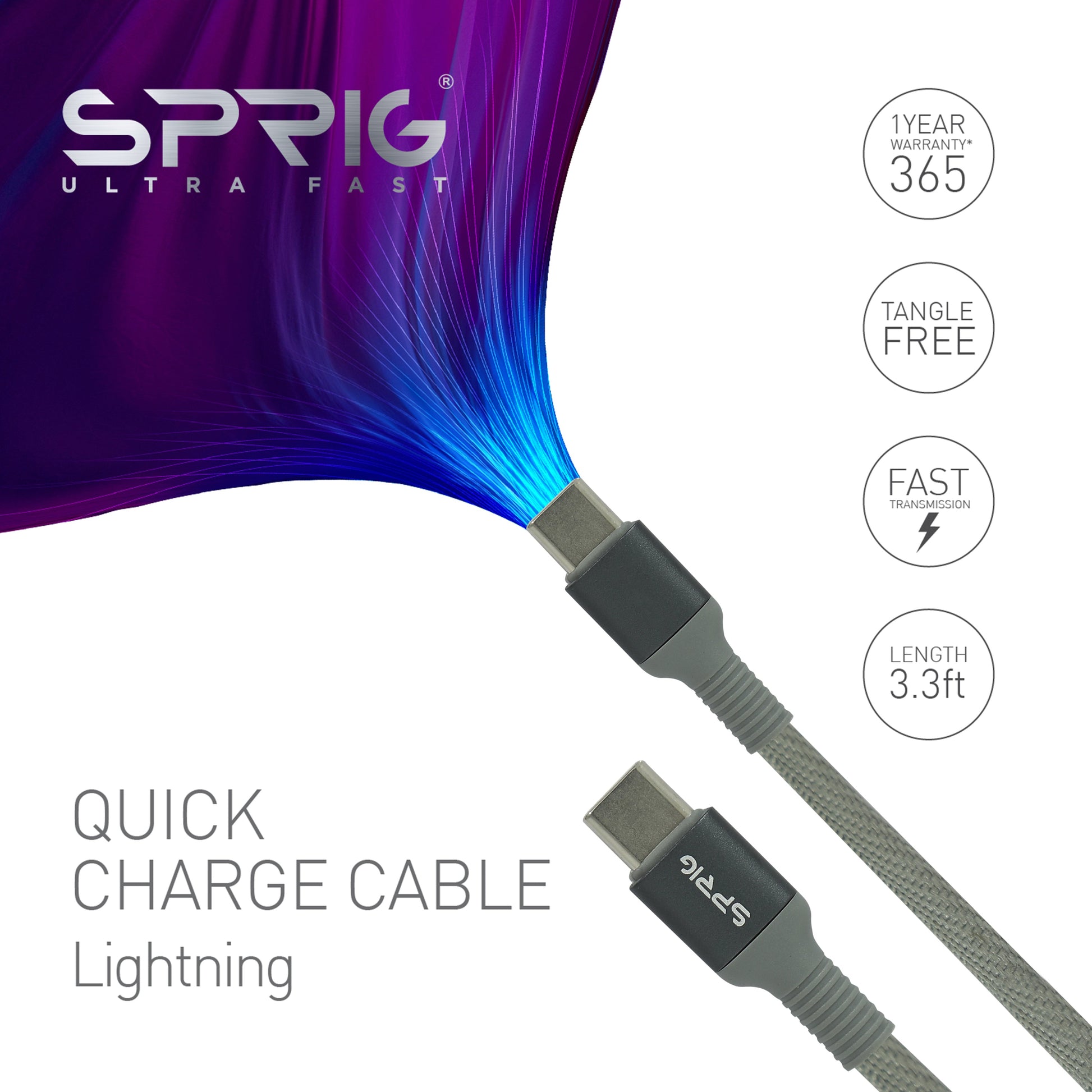 Without Display Denim Braided Mac Book Air M2 (65W)-Grey