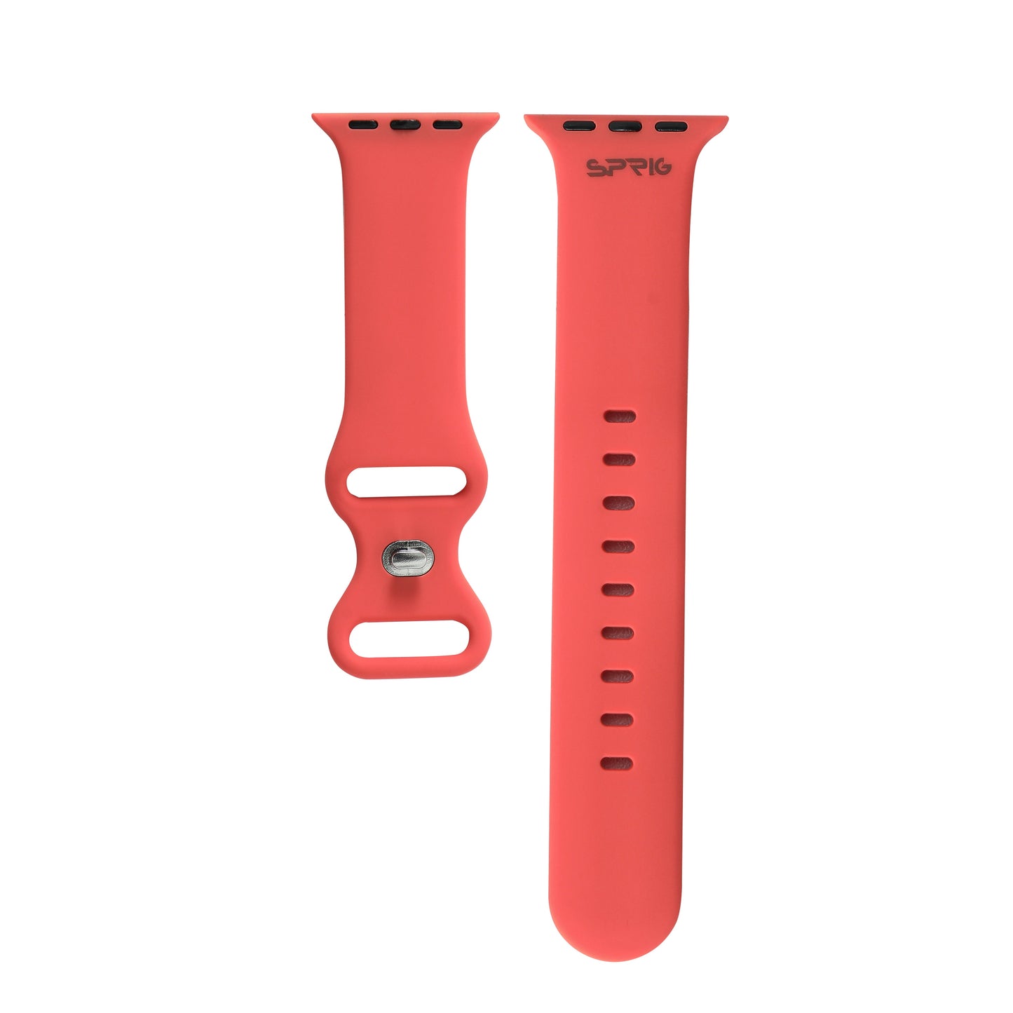 Butterfly Silicone Strap-Peach Red