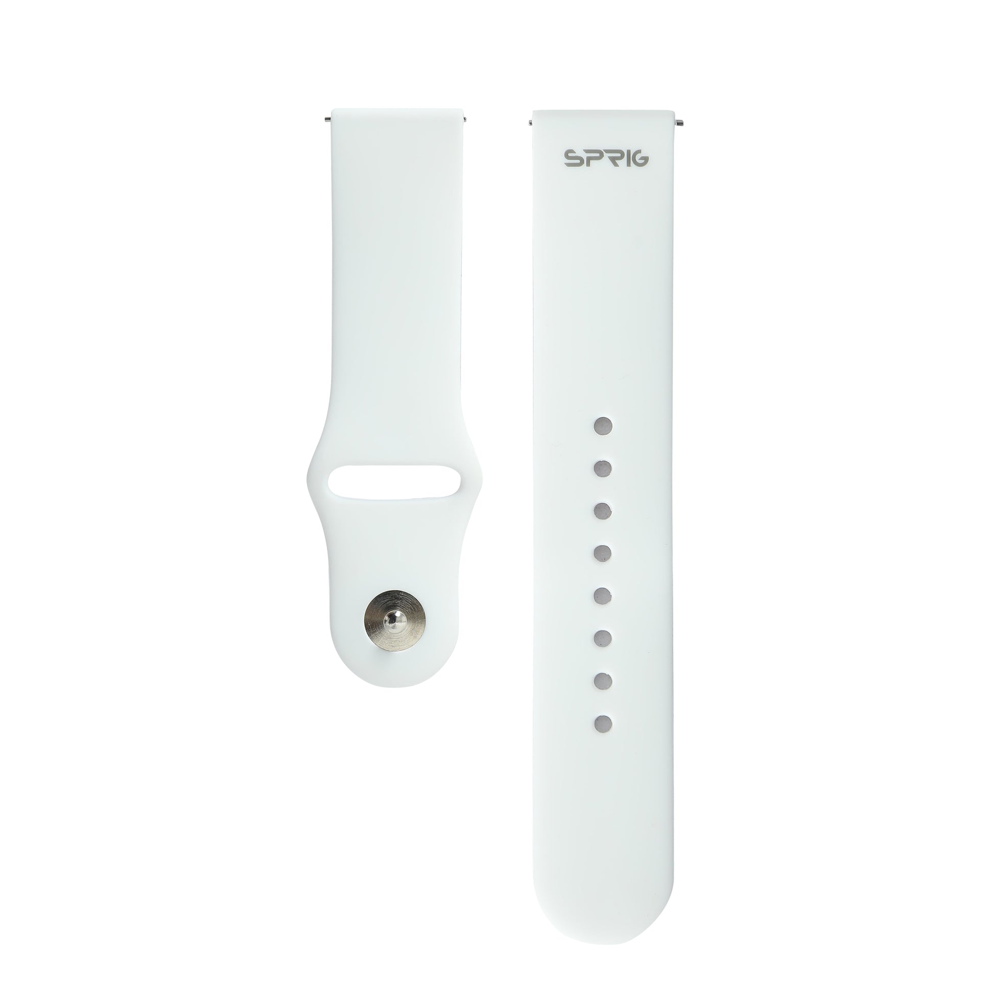 Liquid Soft Silicone Strap-White