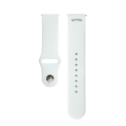 Soft Liquid Silicone Strap-White