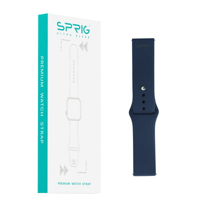 Liquid Soft Silicone Strap-Midnight Blue