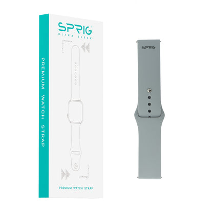 Soft Liquid Silicone Strap-Light Grey