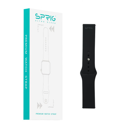 Liquid Soft Silicone Strap-Black