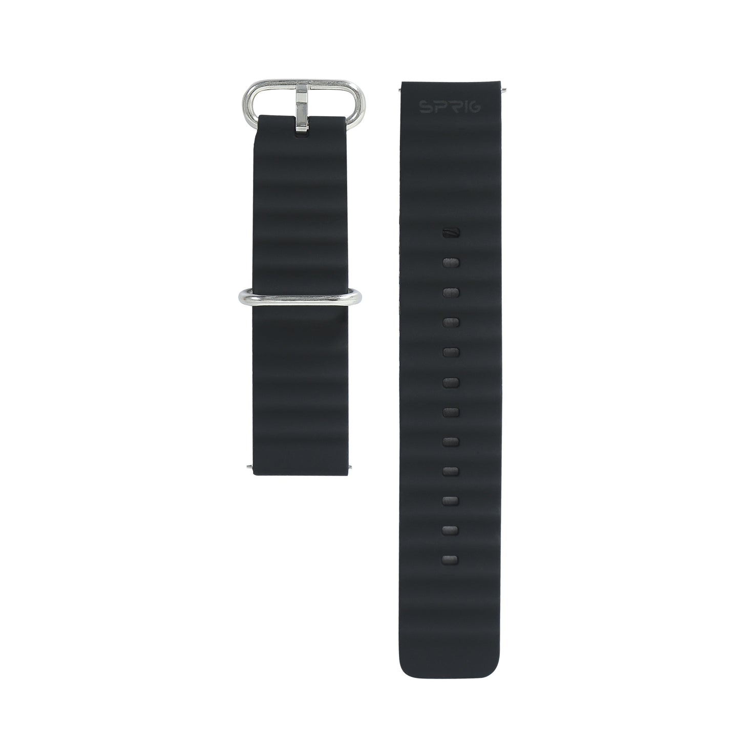 Liquid Silicone Ocean Strap-Black