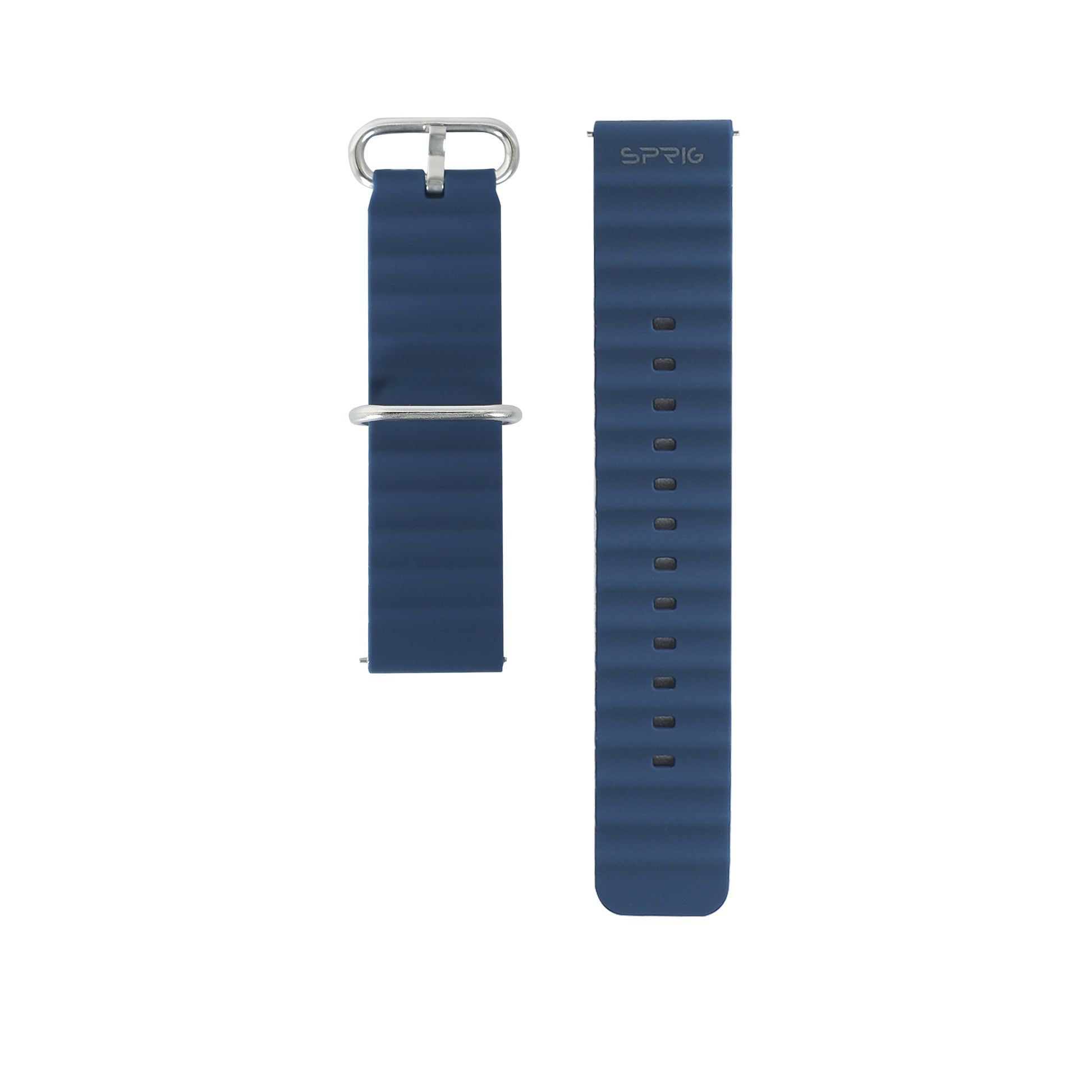 Liquid Silicone Ocean Strap-Midnight Blue