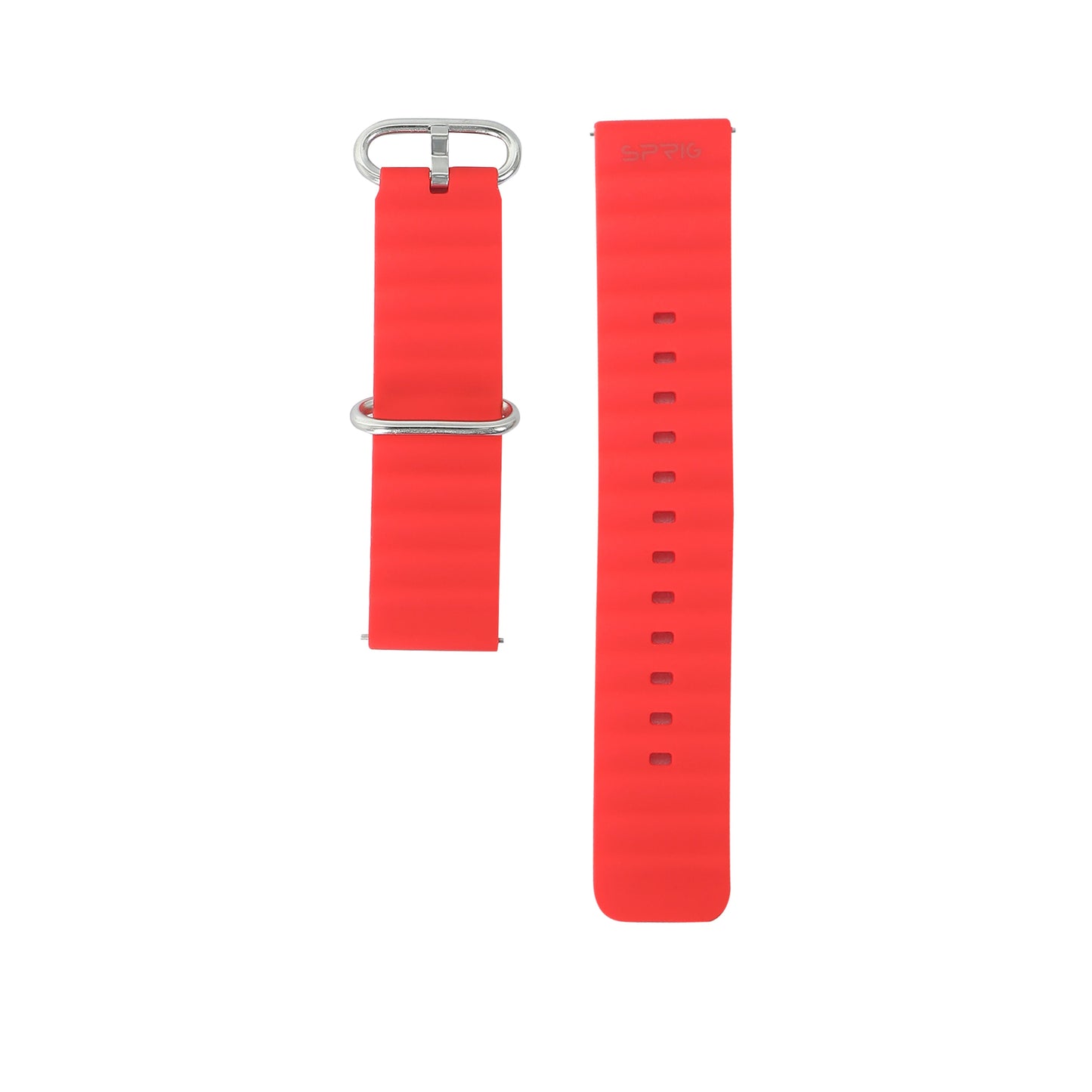 Liquid Silicone Ocean Strap-Red