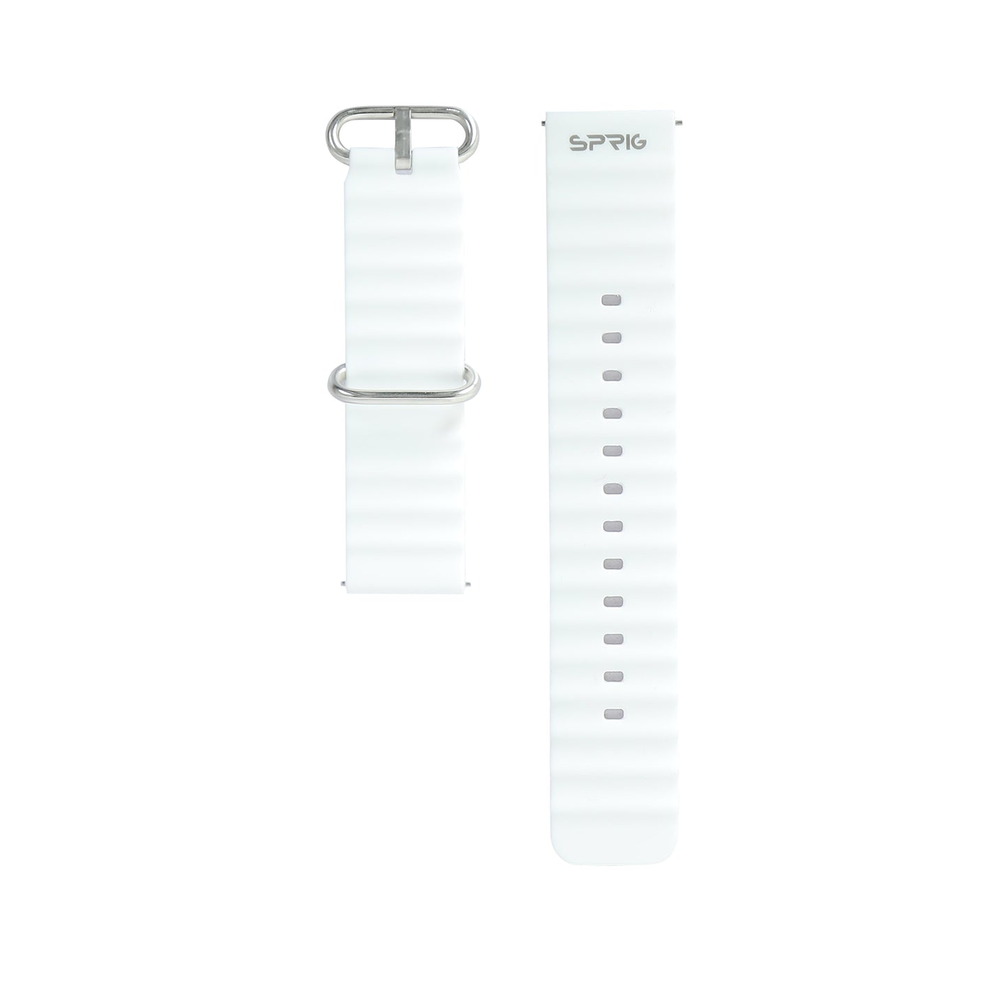 Liquid Silicone Ocean Strap-White