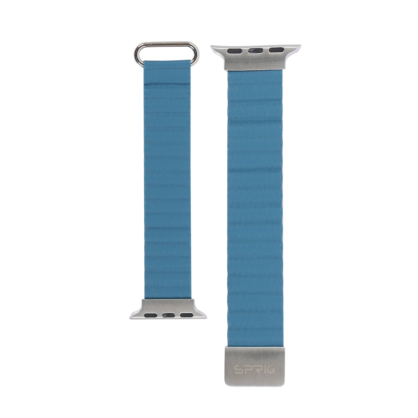 PU Leather Strap with Magnet-Blue
