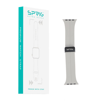 Silicone Strap with Magnet Buckle-Grey