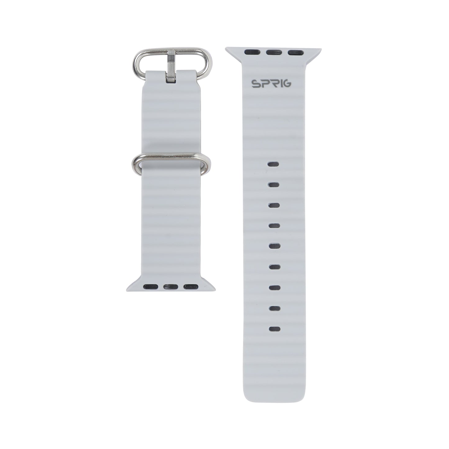 Silicone Ocean Strap-Light Grey