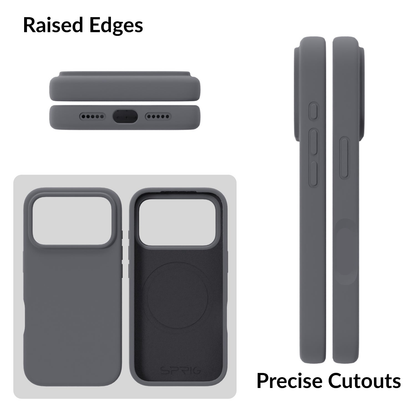 SilkMag (Liquid Silicone Magsafe)-Dark Grey
