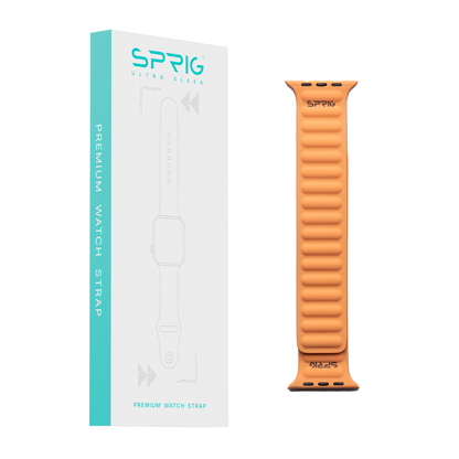 Silicone Magnetic Strap-Light Orange