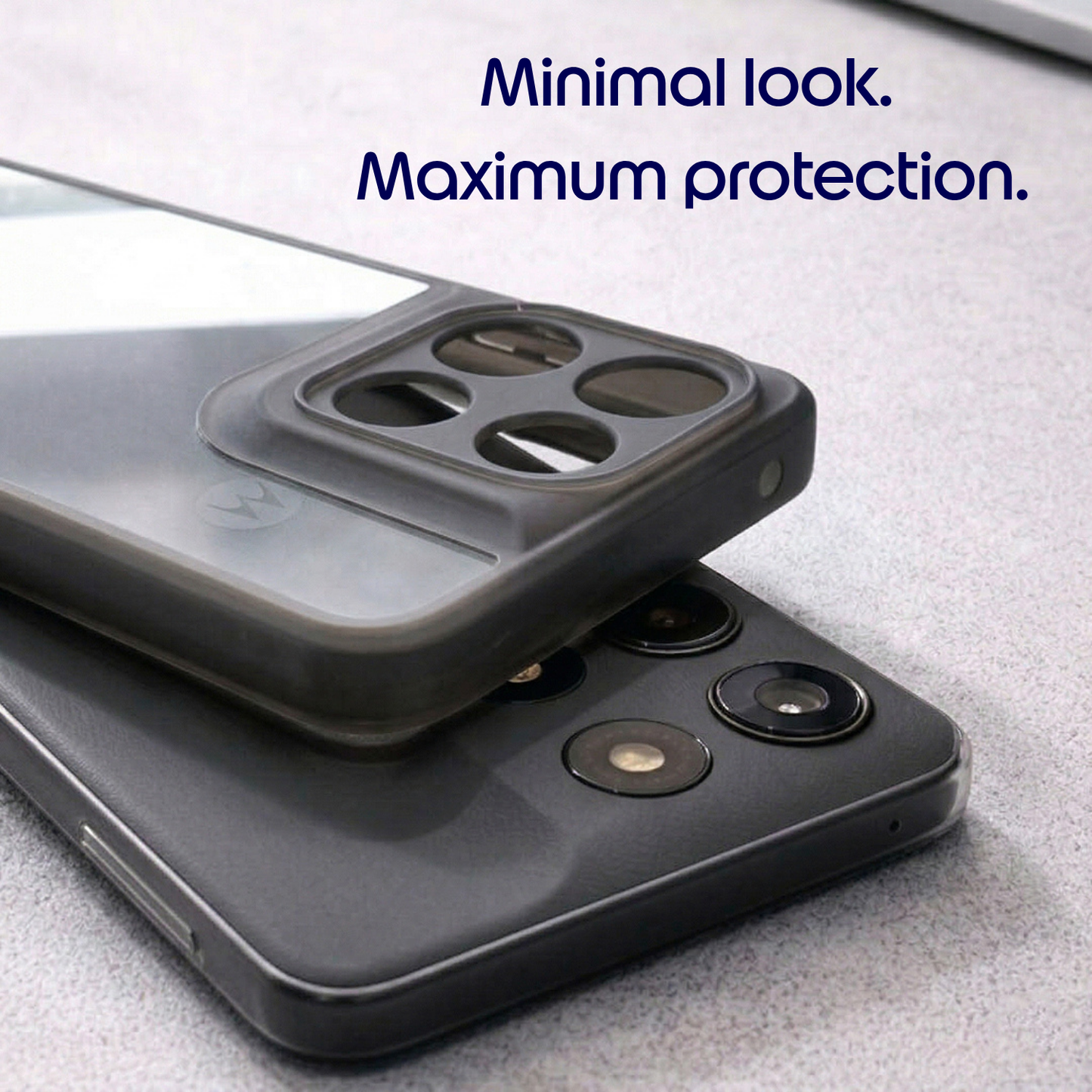 AuraShine (TPU PC)-Black Transparent