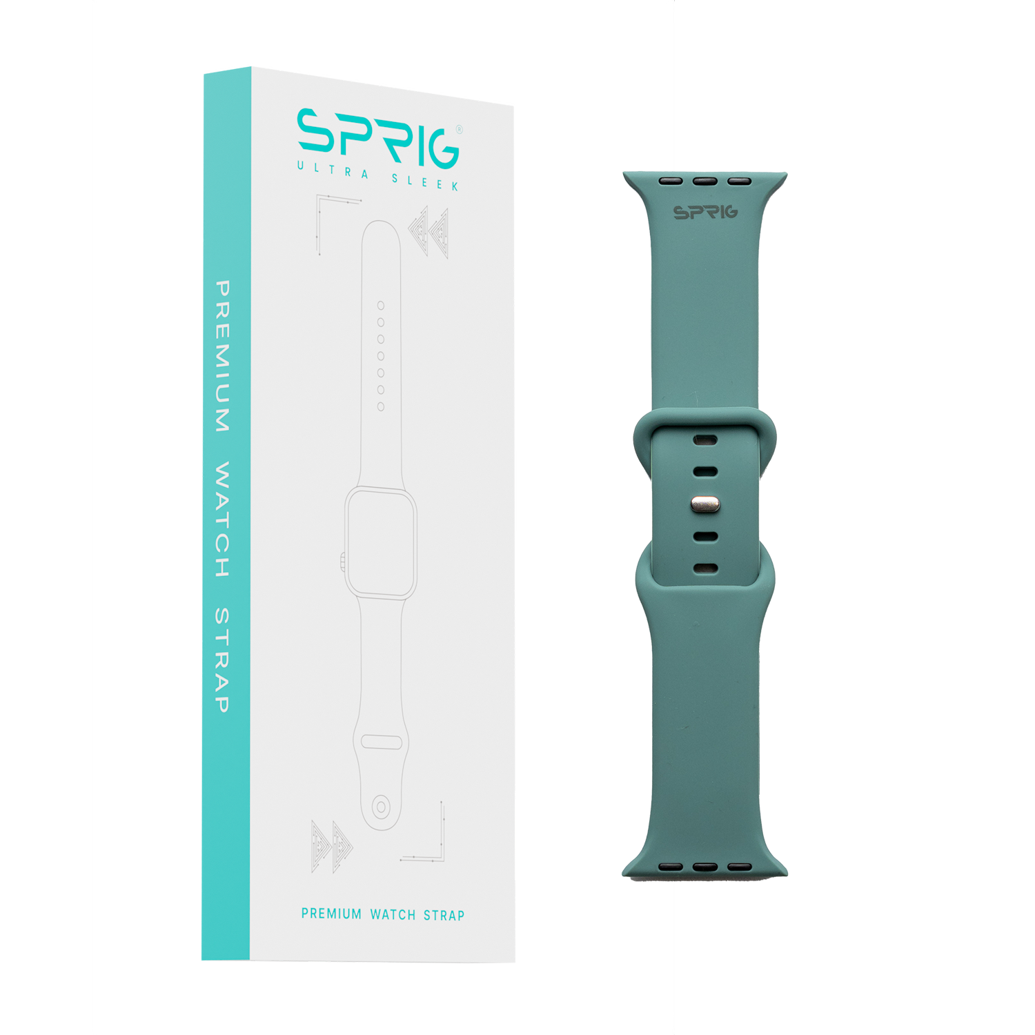 Butterfly Silicone Strap-Green