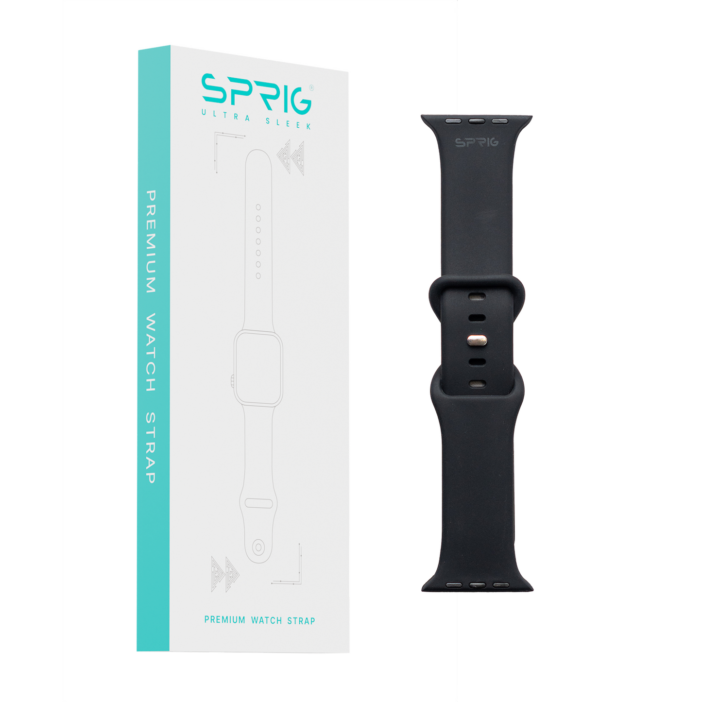 Butterfly Silicone Strap-Black