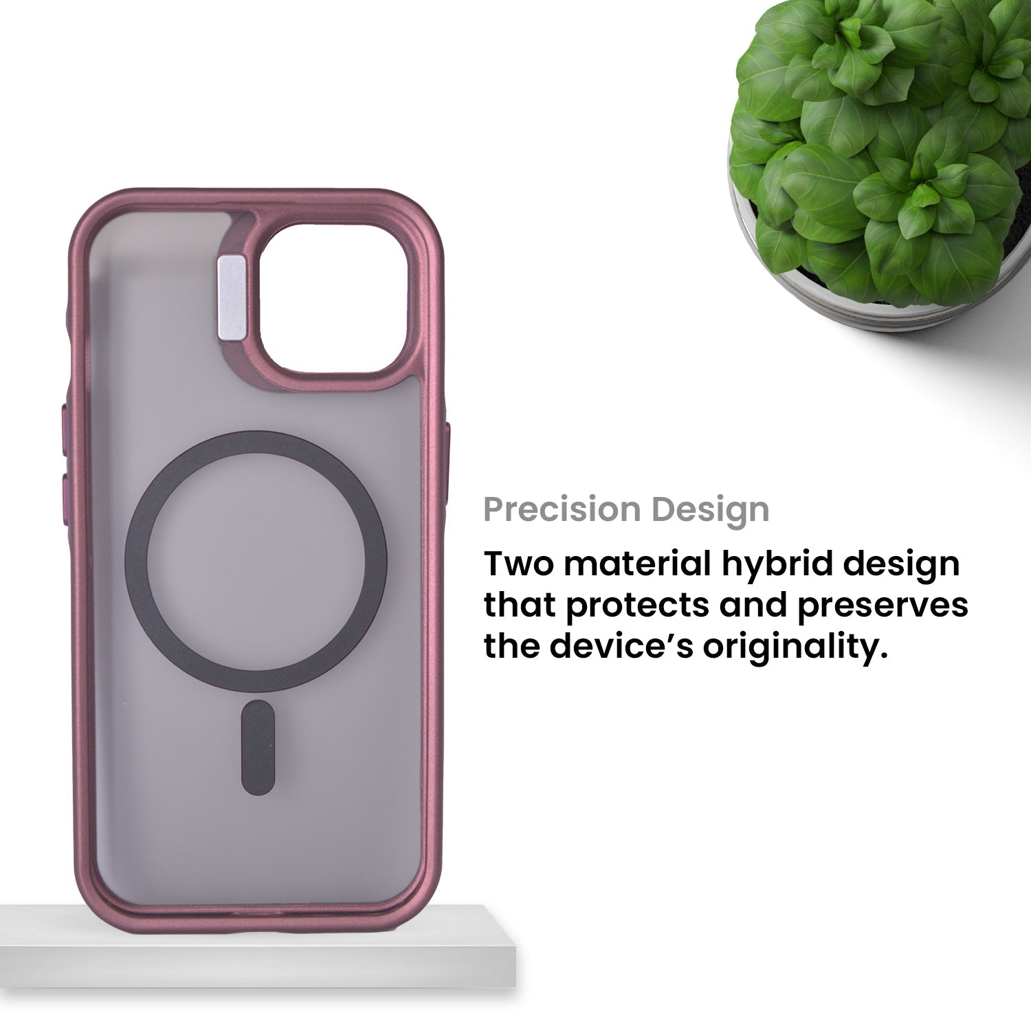 MistMag Camera Glass Stand-Cherry Red