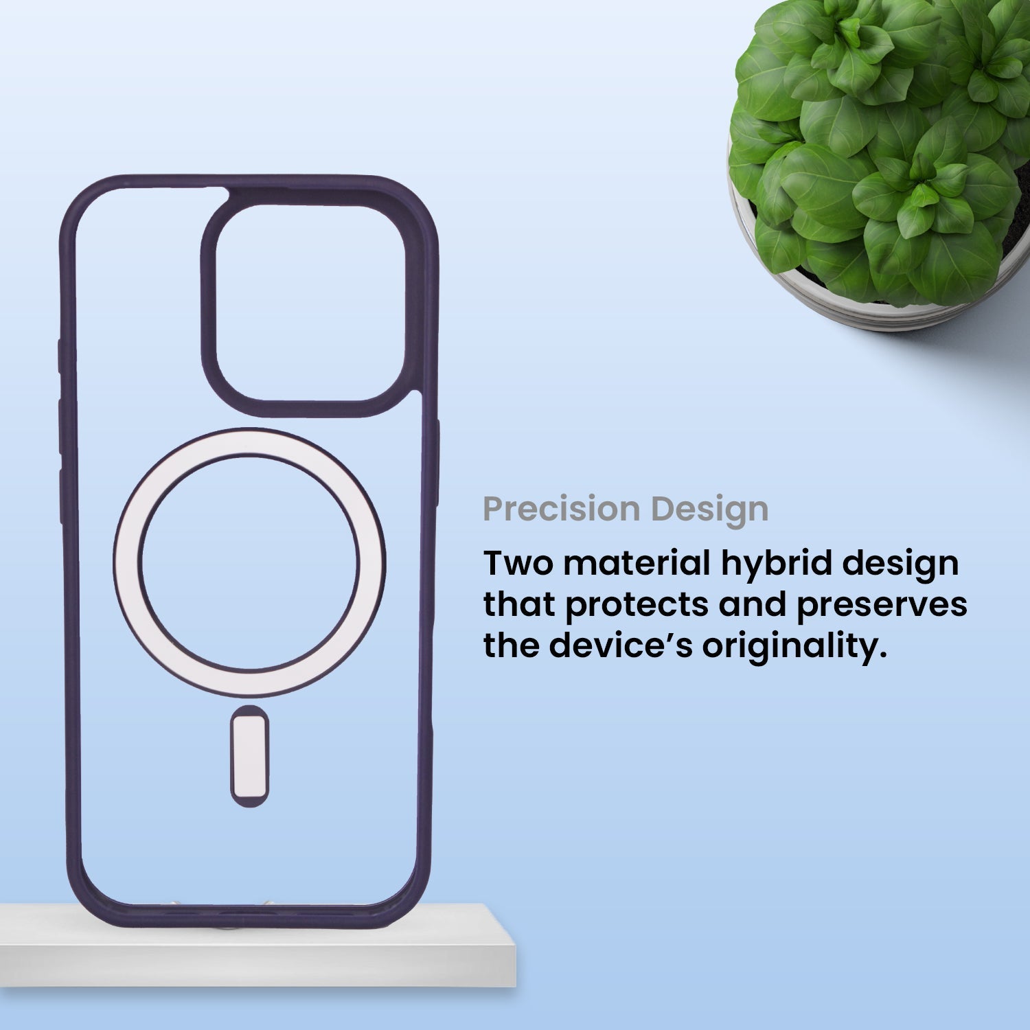 FusionMag-Dark Purple Transparent Magsafe