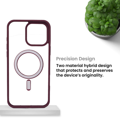 FusionMag-Wine Red Transparent Magsafe
