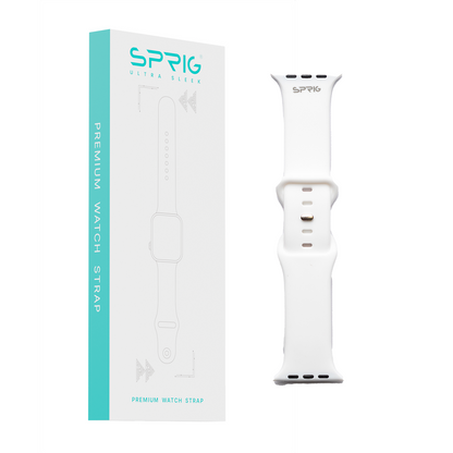 Butterfly Silicone Strap-White