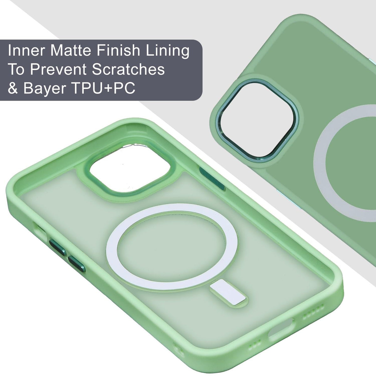 MistMag (Translucent Magsafe)-Mint Green