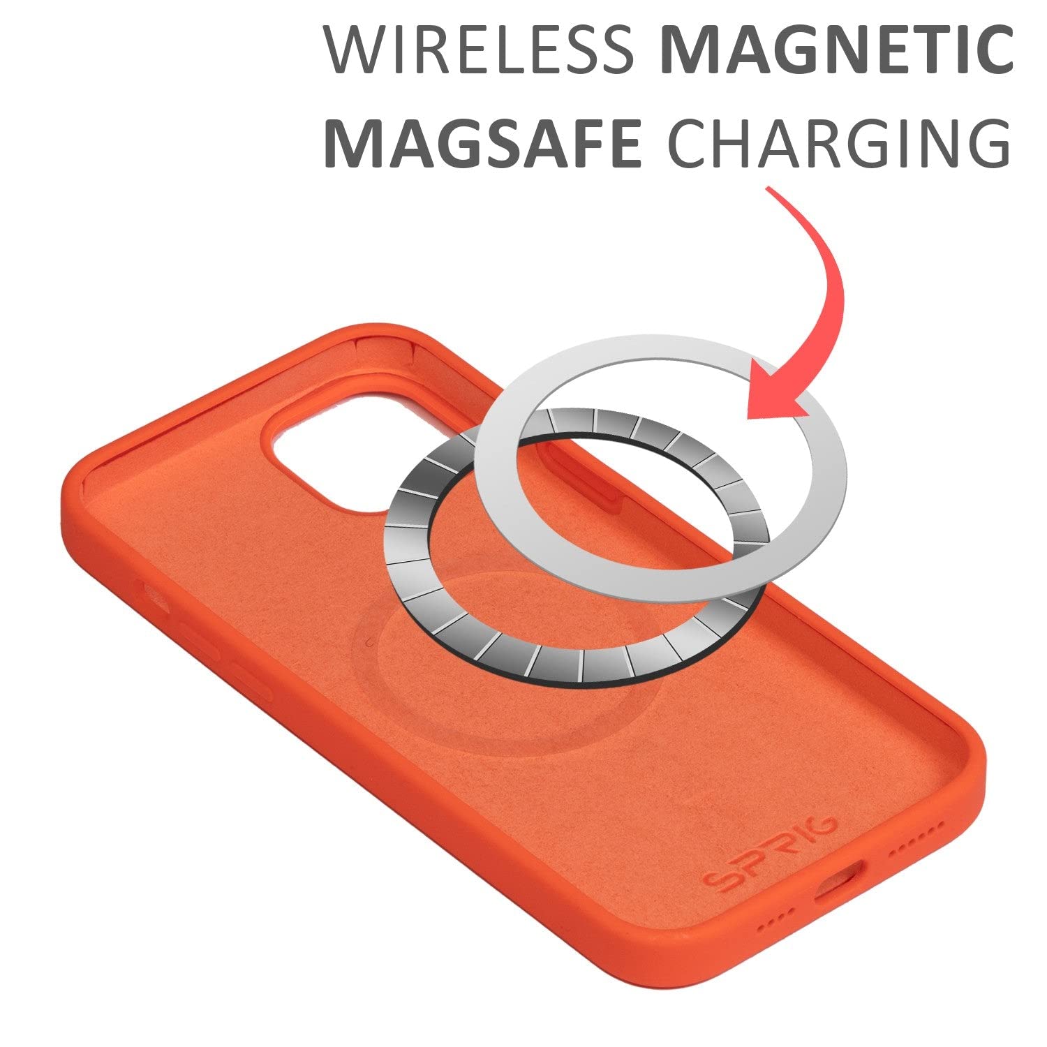 Liquid Silicon Magsafe-Light Orange