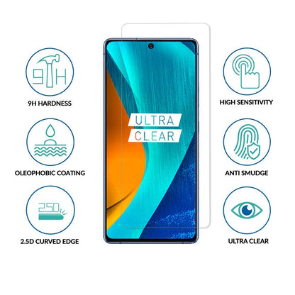 sprig clear tempered glass screen protector for samsung galaxy a71