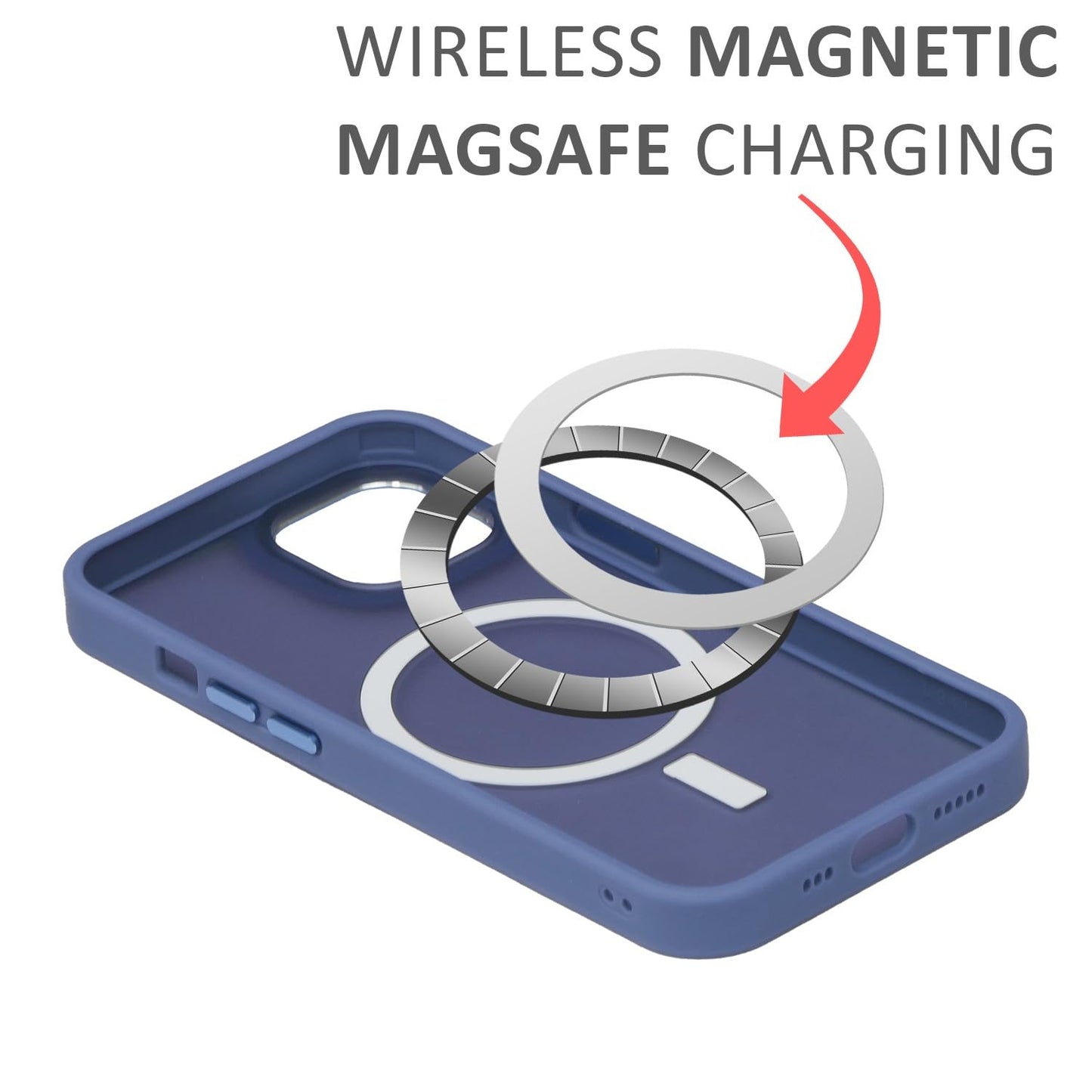 Translucent Magsafe-Blue