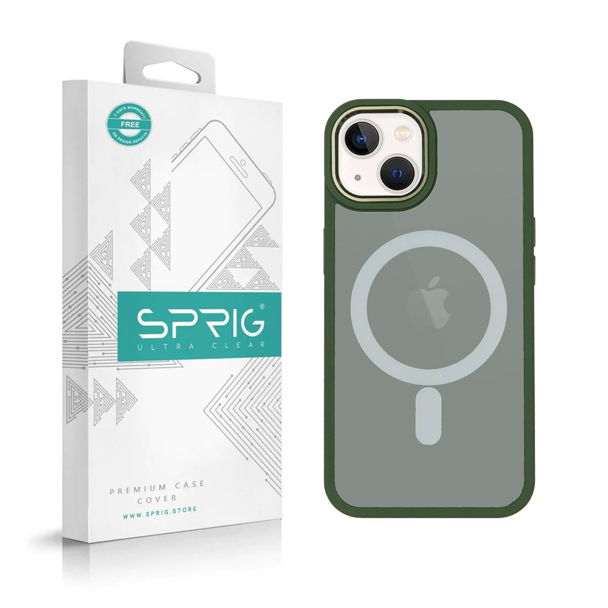 MistMag (Translucent Magsafe)-Dark Green